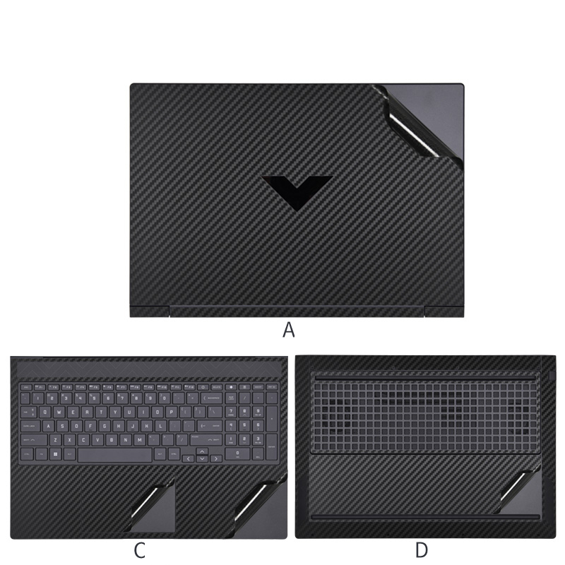 Victus Laptop Accessories - สติกเกอร์ติดแล็ปท็อปไวนิลคาร์บอนไฟเบอร์พิเศษฝาครอบปกป้องผิวสำหรับ HP victus 9 16-r0006TX 2023