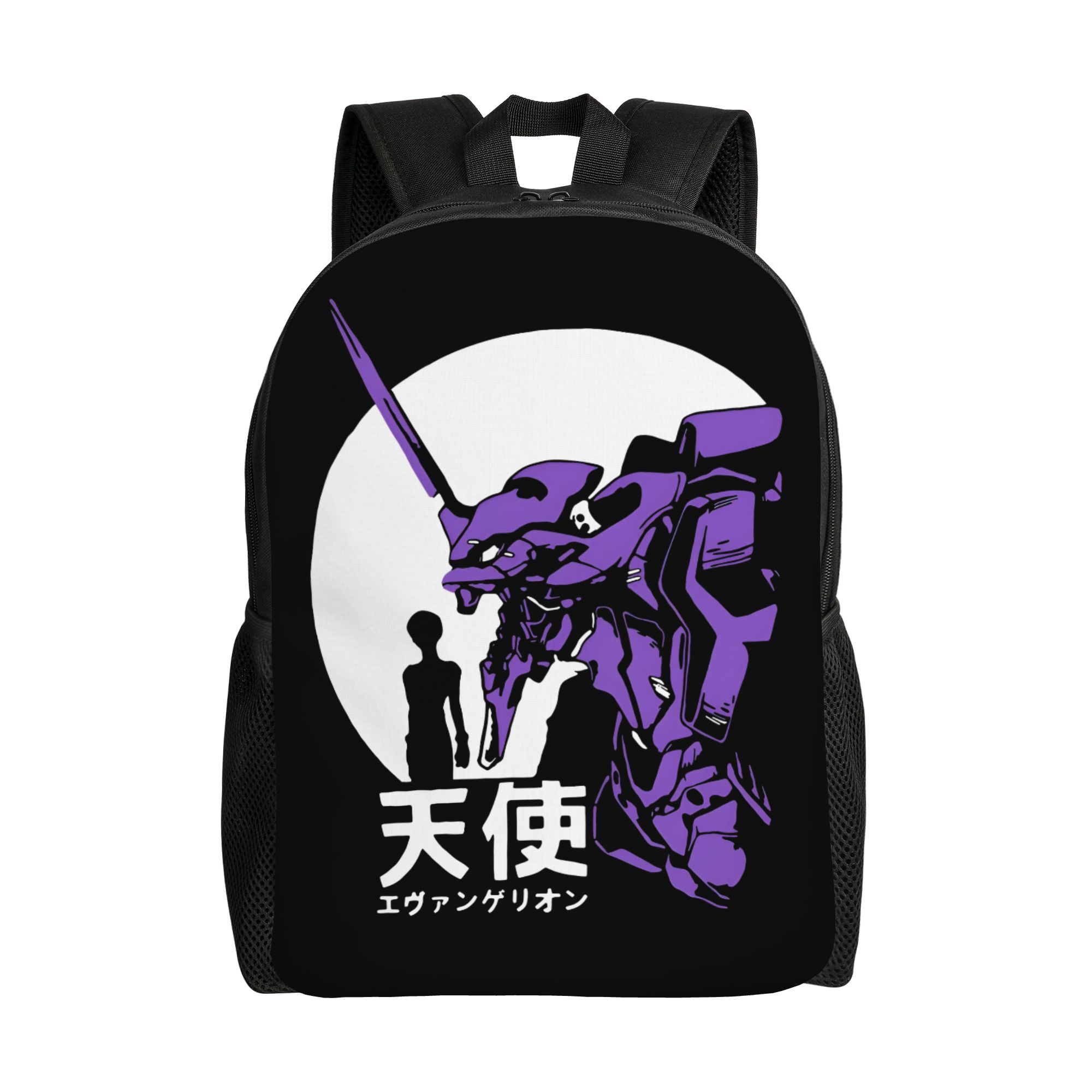 Laptop Accessories For College - 3D พิมพ์ E-Evangelions กระเป๋าเป้สะพายหลังสไตล์เมชาการ์ตูนการ์ตูนวิทยาลัยโรงเรียนกระเป๋าเดินทางผู้หญิงผู้ชายกระเป๋าหนังสือเหมาะกับแล็ปท็อปขนาด 15 นิ้ว