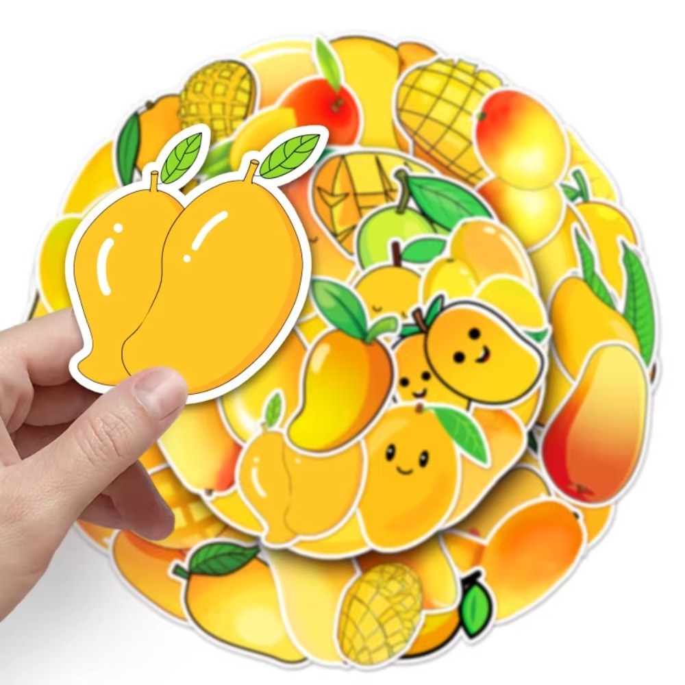 50 ชิ้น Kawaii ผลไม้สีเหลือง M - Yellow Laptop Accessories บทวิจารณ์และราคา