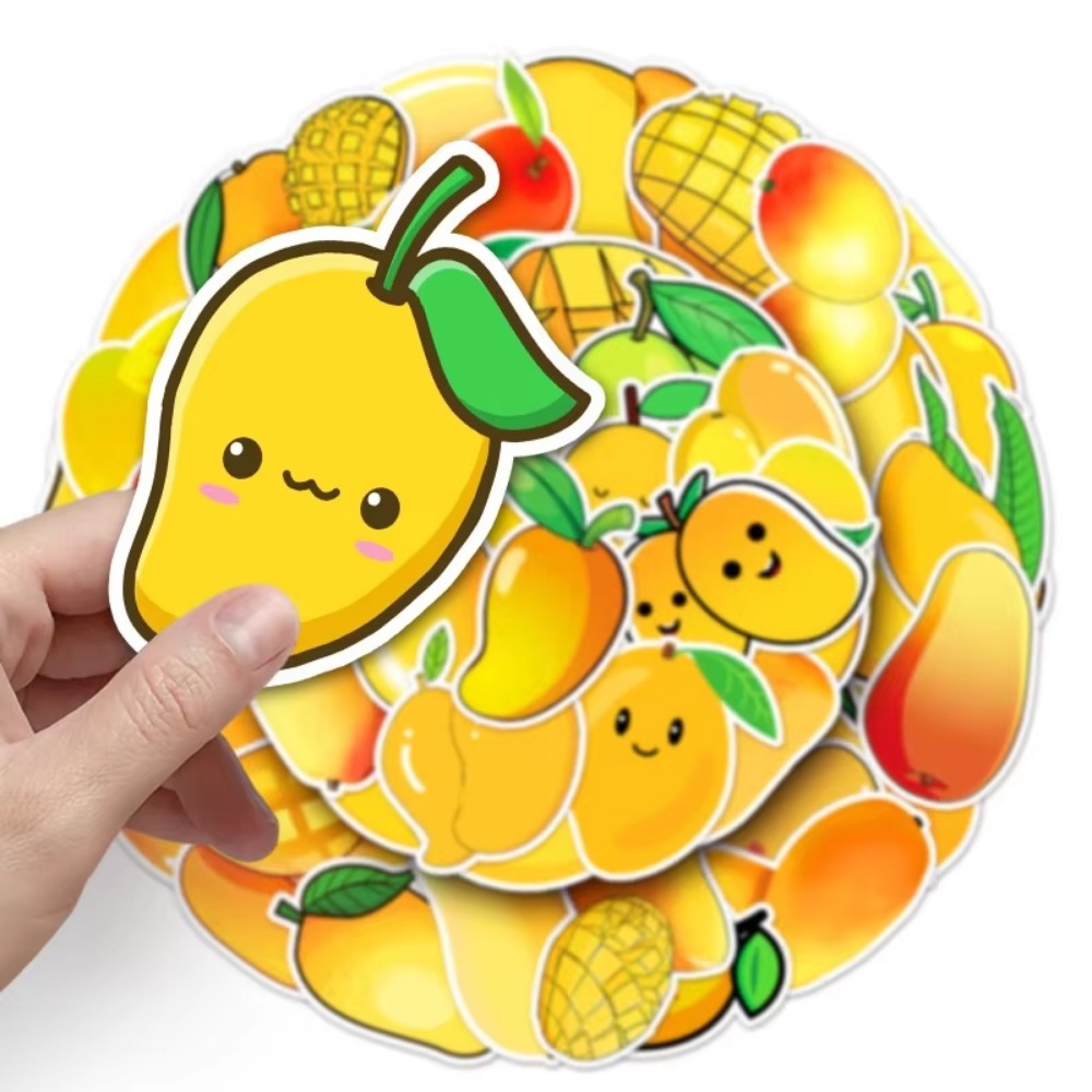 50 ชิ้น Kawaii ผลไม้สีเหลือง M - Yellow Laptop Accessories บทวิจารณ์และราคา