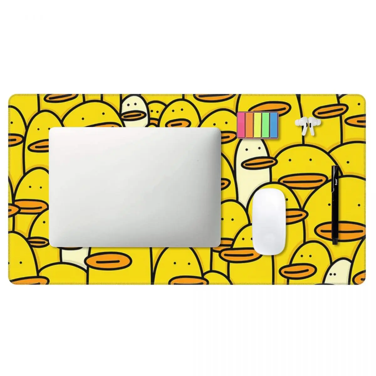 แผ่นรองเมาส์ขนาดใหญ่การ์ตูนลาย - Yellow Laptop Accessories บทวิจารณ์และราคา