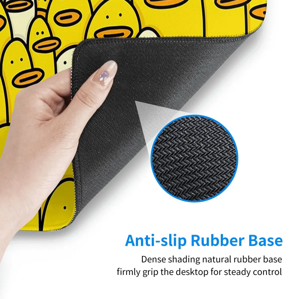 แผ่นรองเมาส์ขนาดใหญ่การ์ตูนลาย - Yellow Laptop Accessories บทวิจารณ์และราคา