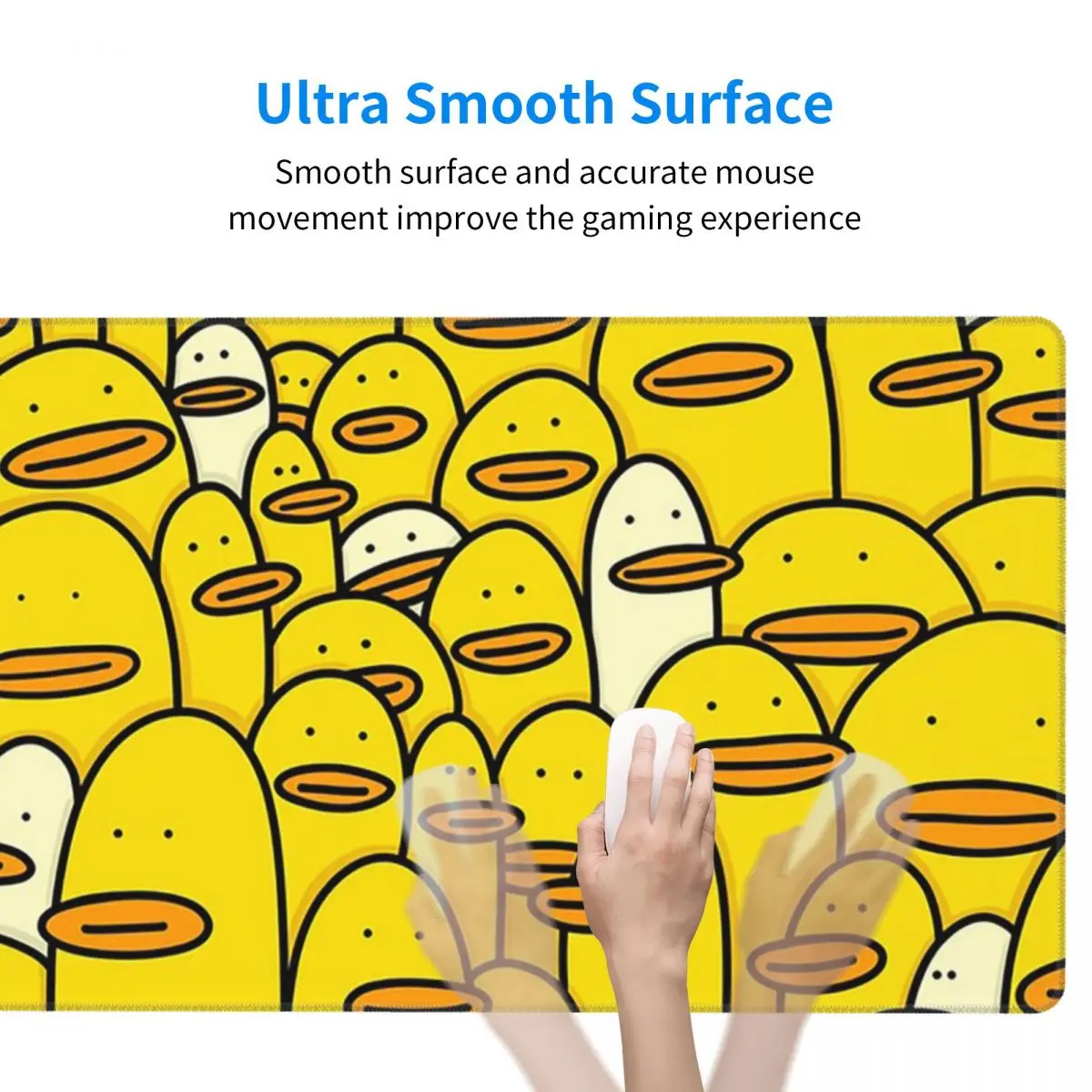 แผ่นรองเมาส์ขนาดใหญ่การ์ตูนลาย - Yellow Laptop Accessories บทวิจารณ์และราคา