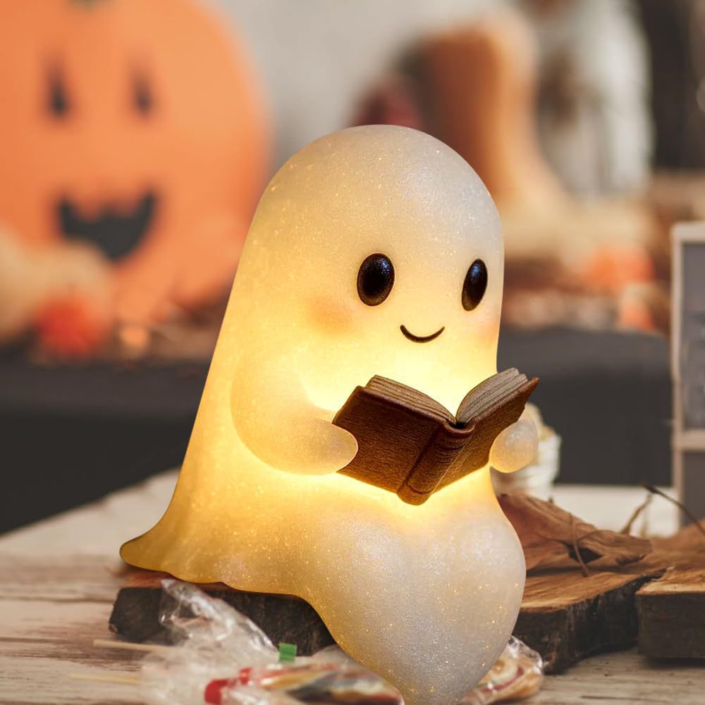 โคมไฟอ่านหนังสือรูปผีน่ารัก ไฟ - Laptop Accessories Light บทวิจารณ์และราคา