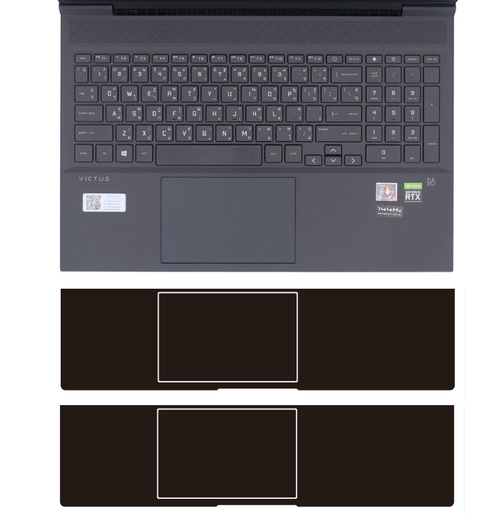 2PCS ไวนิล Palm Rest แล็ปท็อป  - Victus Laptop Accessories บทวิจารณ์และราคา