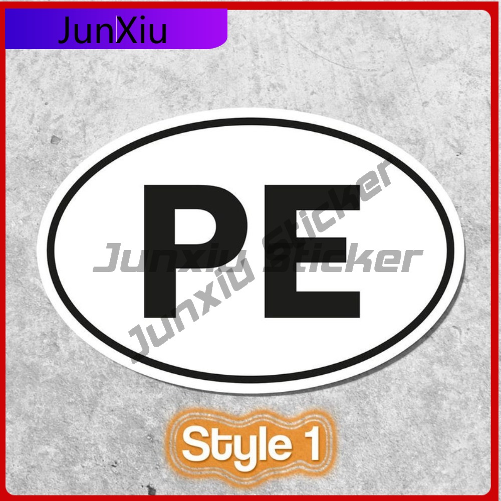 เปรู PE สติกเกอร์รูปวงรีธงกันน - Laptop Unique Accessories บทวิจารณ์และราคา