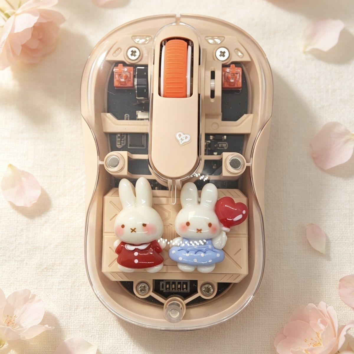 เมาส์ไร้สายใสลายการ์ตูนมิฟฟี่น - Laptop Accessories Light บทวิจารณ์และราคา