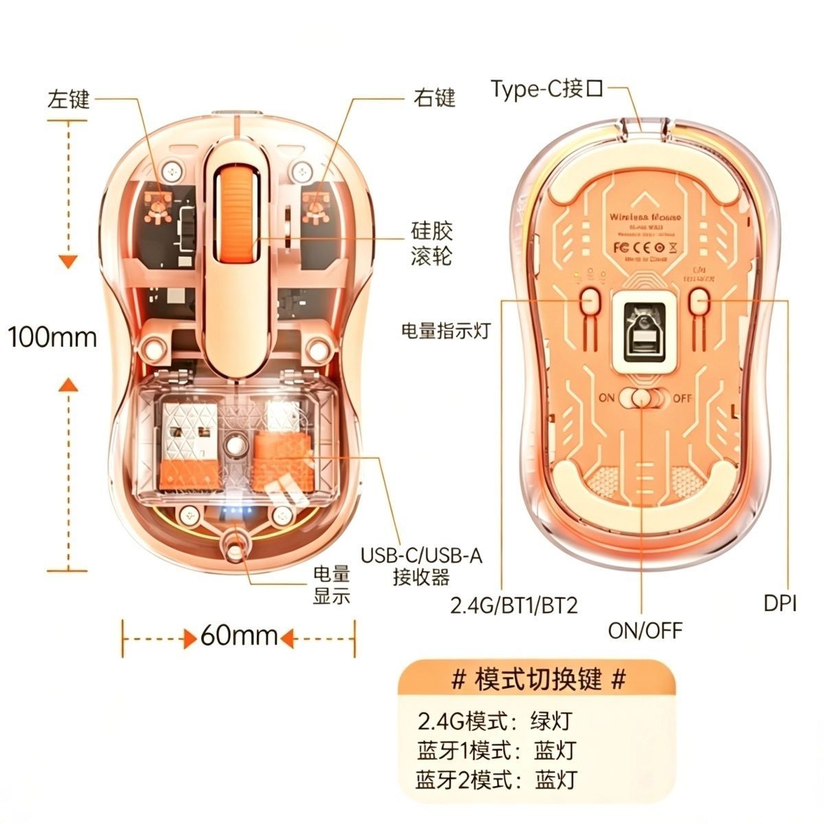 เมาส์ไร้สายใสลายการ์ตูนมิฟฟี่น - Laptop Accessories Light บทวิจารณ์และราคา