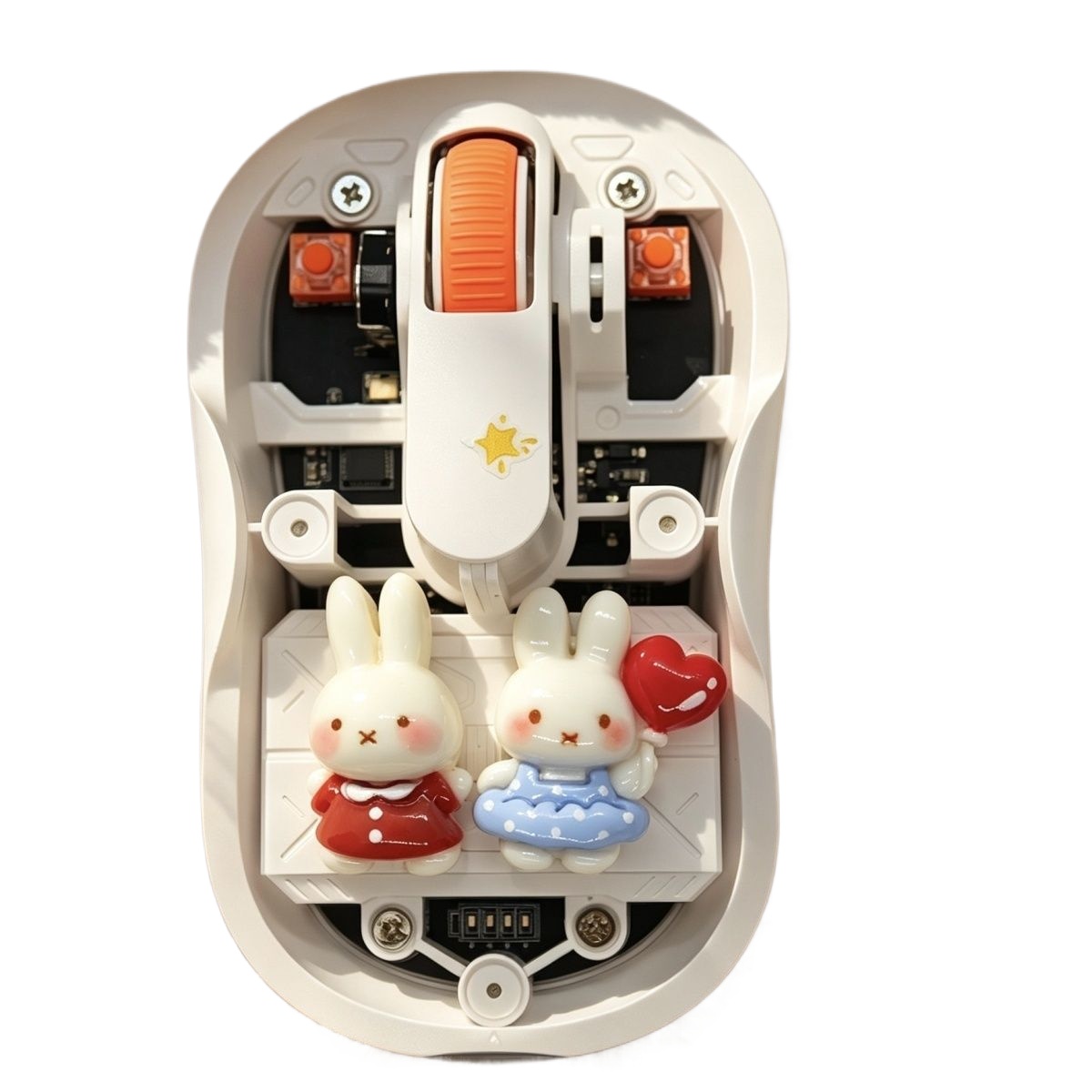เมาส์ไร้สายใสลายการ์ตูนมิฟฟี่น - Laptop Accessories Light บทวิจารณ์และราคา