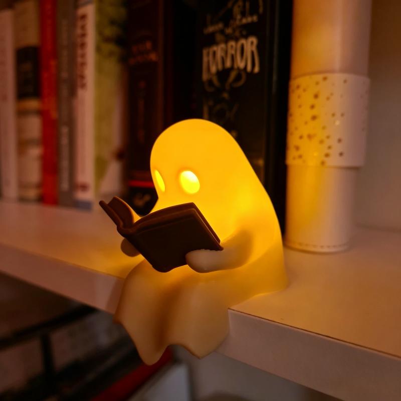 โคมไฟอ่านหนังสือรูปผีน่ารัก ไฟ - Laptop Accessories Light บทวิจารณ์และราคา