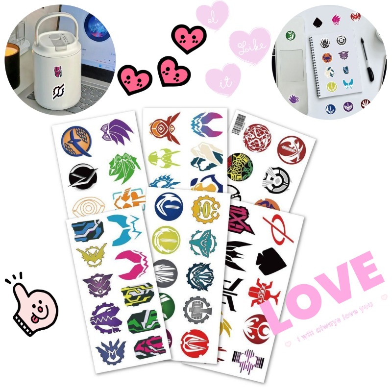 60 แผ่นสติกเกอร์โลโก้คาเมนไรเด - Laptop Accessories บทวิจารณ์และราคา