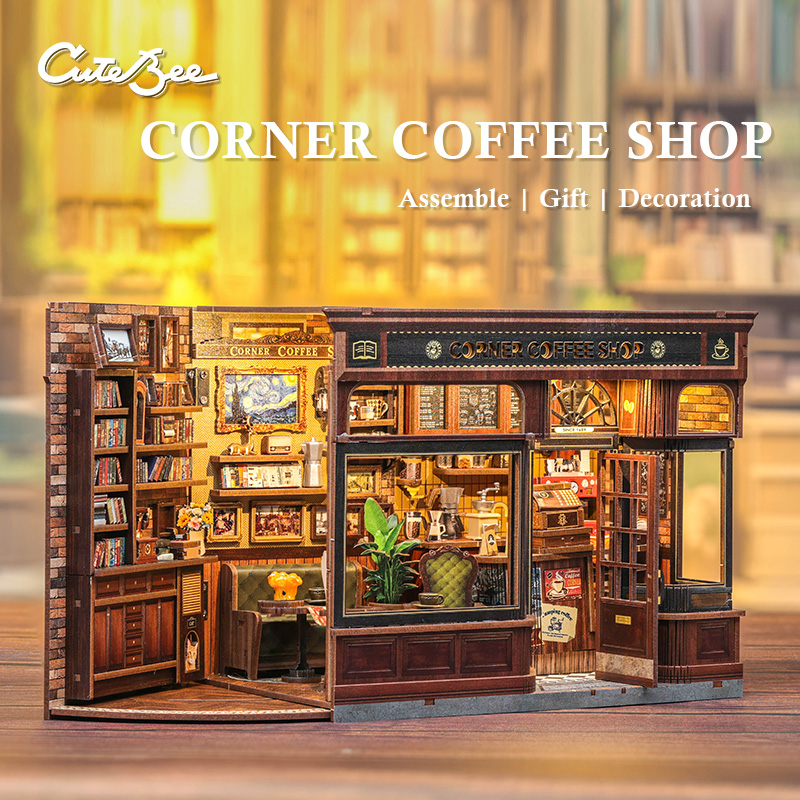 CUTEBEE Book Nook ชุด 3D DIY ต - Laptop Accessories Light บทวิจารณ์และราคา
