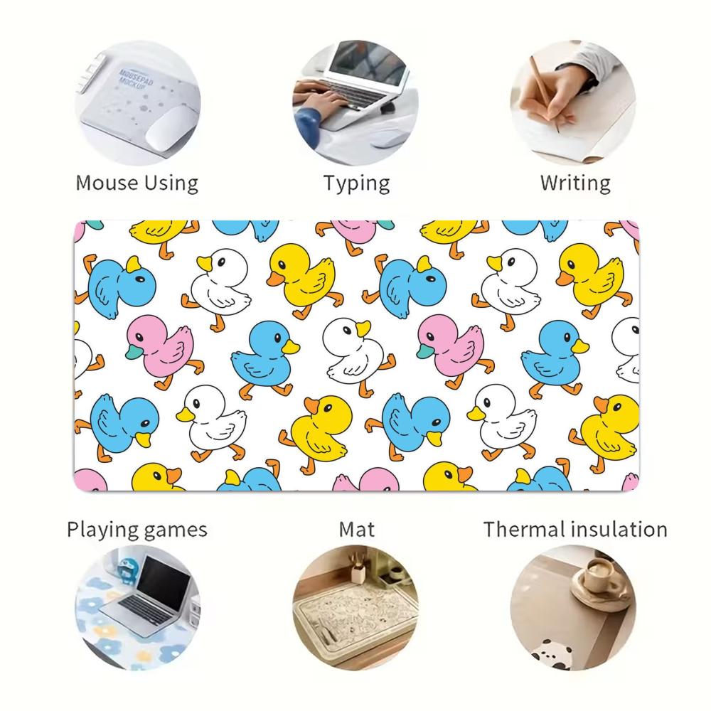 แผ่นรองโต๊ะลายเป็ดยางสีเหลืองว - Yellow Laptop Accessories บทวิจารณ์และราคา